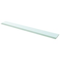 Vidaxl Shelves 2 Pcs Panel Glass Clear 43.3X4.7
