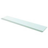 Vidaxl Shelves 2 Pcs Panel Glass Clear 43.3X7.9