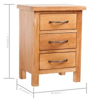 vidaXL Nightstands 2 pcs 15.8