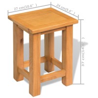 vidaXL End Tables 2 pcs 10.6