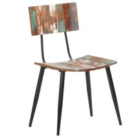 vidaXL Dining Chairs 4 pcs Solid Reclaimed Wood