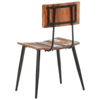 vidaXL Dining Chairs 4 pcs Solid Reclaimed Wood