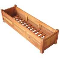 vidaXL Garden Raised Beds 2 pcs Acacia Wood 39.4