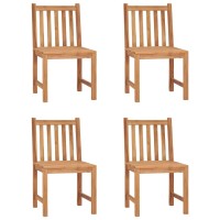 Vidaxl 5 Piece Patio Dining Set Solid Teak Wood