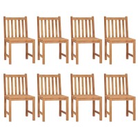 vidaXL 9 Piece Patio Dining Set Solid Teak Wood