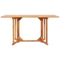 Vidaxl 7 Piece Folding Patio Dining Set Solid Teak Wood