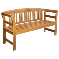 vidaXL Patio Bench with Cushion 61.8