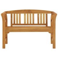 vidaXL Patio Bench with Cushion 47.2