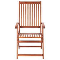 Vidaxl Folding Patio Chairs 6 Pcs Solid Acacia Wood