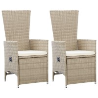 vidaXL 5 Piece Patio Dining Set Beige