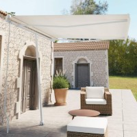 vidaXL Freestanding Manual Retractable Awning 118.1