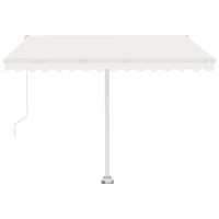 vidaXL Freestanding Manual Retractable Awning 118.1