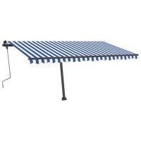 vidaXL Freestanding Manual Retractable Awning 157.5