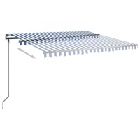 vidaXL Freestanding Manual Retractable Awning 157.5