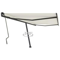 vidaXL Freestanding Manual Retractable Awning 157.5