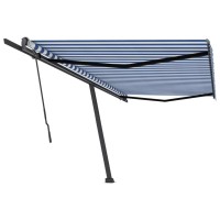 vidaXL Freestanding Manual Retractable Awning 196.9