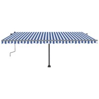 vidaXL Freestanding Manual Retractable Awning 196.9