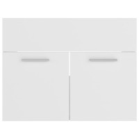 vidaXL Bathroom Furniture Set White Engineered Wood