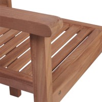 vidaXL Stackable Patio Chairs 6 pcs Solid Teak Wood