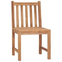 Vidaxl Patio Chairs 4 Pcs Solid Teak Wood