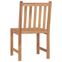 vidaXL Patio Chairs 8 pcs with Cushions Solid Teak Wood