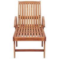 Vidaxl Sun Loungers 2 Pcs Solid Teak Wood