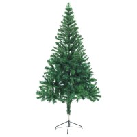 vidaXL Artificial Pre-lit Christmas Tree with Stand 59.1