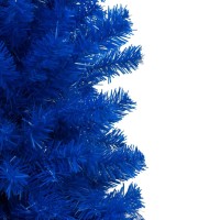 vidaXL Artificial Pre-lit Christmas Tree with Stand Blue 70.9