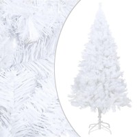 vidaXL Artificial Pre-lit Christmas Tree with Thick Branches White 59.1