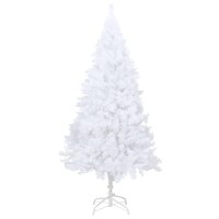 vidaXL Artificial Pre-lit Christmas Tree with Thick Branches White 82.7