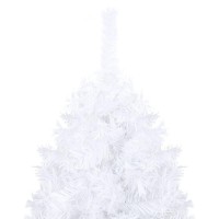 vidaXL Artificial Pre-lit Christmas Tree with Thick Branches White 82.7