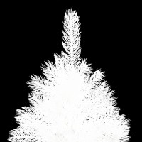 vidaXL Artificial Pre-lit Christmas Tree White 59.1