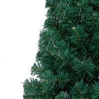 vidaXL Artificial Half Pre-lit Christmas Tree with Ball Set Green 82.7