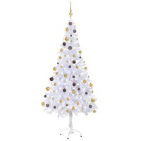 vidaXL Artificial Pre-lit Christmas Tree with Ball Set 70.9