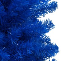vidaXL Artificial Pre-lit Christmas Tree with Ball Set Blue 94.5