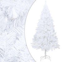 vidaXL Artificial Pre-lit Christmas Tree with Ball Set White 47.2