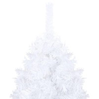vidaXL Artificial Pre-lit Christmas Tree with Ball Set White 47.2
