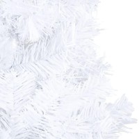 vidaXL Artificial Pre-lit Christmas Tree with Ball Set White 47.2