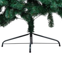 vidaXL Artificial Half Pre-lit Christmas Tree with Ball Set Green 59.1