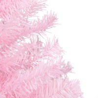vidaXL Artificial Pre-lit Christmas Tree with Ball Set Pink 70.9