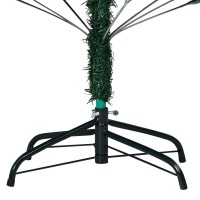 vidaXL Artificial Pre-lit Christmas Tree with Ball Set Green 70.9