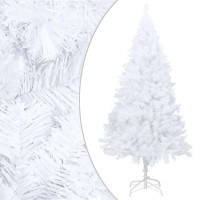 vidaXL Artificial Pre-lit Christmas Tree with Ball Set White 94.5