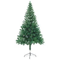 vidaXL Artificial Pre-lit Christmas Tree with Ball Set 59.1