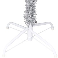 vidaXL Artificial Pre-lit Christmas Tree with Ball Set Silver 82.7