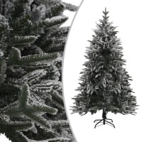 vidaXL Artificial Pre-lit Christmas Tree with Flocked Snow 82.7