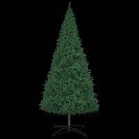 vidaXL Artificial Pre-lit Christmas Tree with Ball Set LEDs 157.5