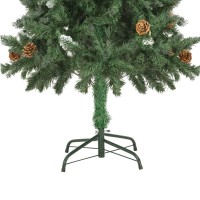 vidaXL Artificial Pre-lit Christmas Tree with Ball Set 59.1