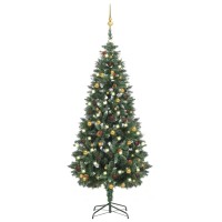 vidaXL Artificial Pre-lit Christmas Tree with Ball Set 70.9