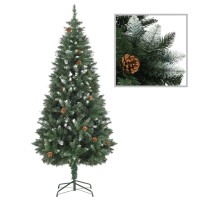 vidaXL Artificial Pre-lit Christmas Tree with Ball Set 70.9