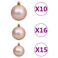 vidaXL Artificial Pre-lit Christmas Tree with Ball Set LEDs 118.1